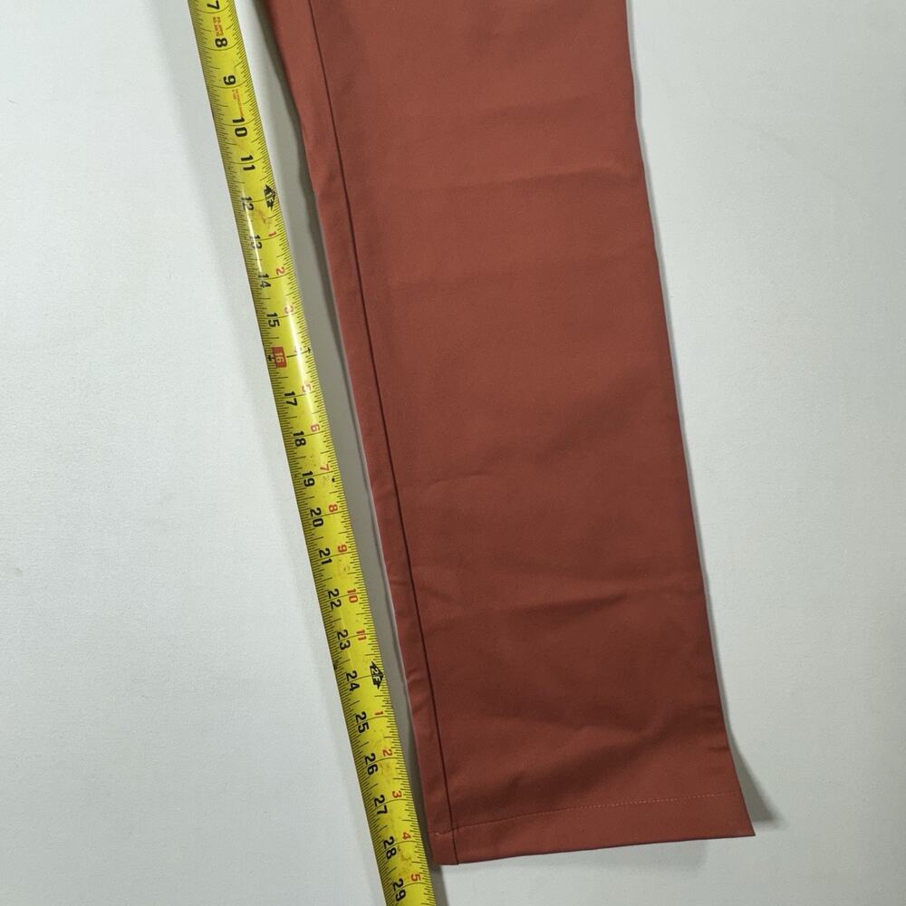 Charles Tyrwhitt Rust Chinos 32x32 Hemmed 29 Slim Fit Non Iron Pants NEW NWT - Picture 5 of 9